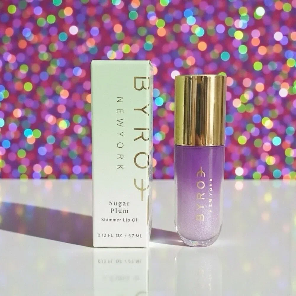 BYROE NEW YORK Sugar Plum Shimmer Lip Oil 0.12 FL OZ New In Box